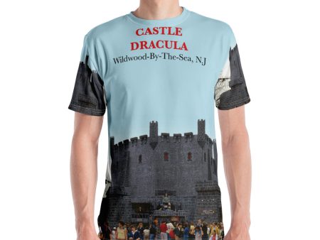 Castle Dracula in Wildwood, NJ from the 1970 s - Men s T-Shirt Overall Printed Supply