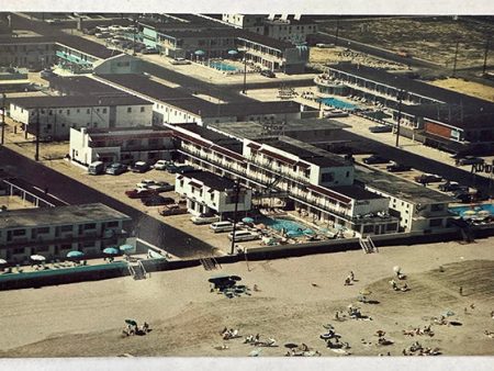 Conca D Or Motel, 1950 s or 1960 s Postcard. Air-view, Wildwood Crest, New Jersey Online