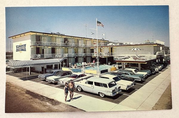 Flagship Motel, 1960 s Postcard, Wildwood Crest, NJ Sale