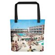 Jolly Roger Motel, Wildwood, NJ -  1960 s Pool, - Tote Bag Hot on Sale