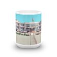 Jolly Roger Motel, Wildwood, NJ - 1960 s Tennis Court - Mug Hot on Sale