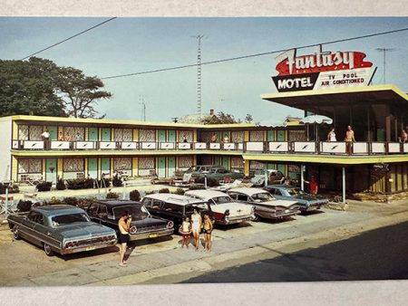 Fantasy Motel, 1960 s Postcard, Wildwood NJ Hot on Sale