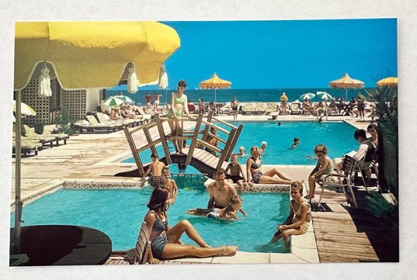 Singapore Motel Postcard - Kiddie Pool Picture from the 1960 s, Wildwood Crest NJ on Sale