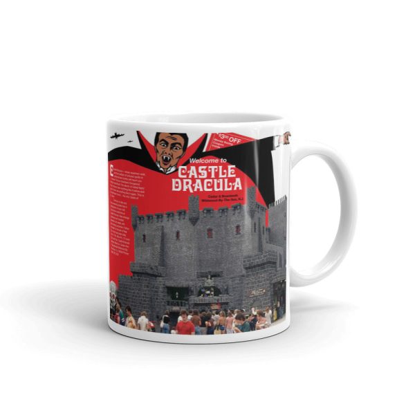 Castle Dracula 1970 s Brochure Cover, Wildwood, NJ - Mug. Online now