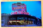 Erwin Chevrolet Car Dealership 1950 s Postcard, Philadelphia PA Online now