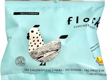 Flock - Chicken Chips - Salt and Vinegar - 1 oz Supply