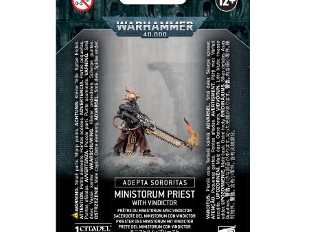 Adepta Sororitas: Ministorum Priest With Vindictor Online Sale