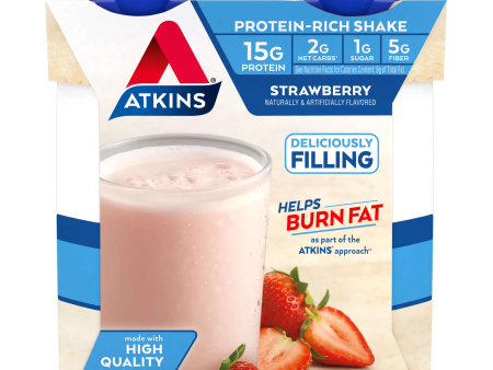 Atkins Shakes - Strawberry - 4 Pk Cheap