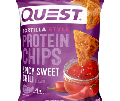 Quest Tortilla Style Protein Chips - Spicy Sweet Chili - 1 Bag Hot on Sale