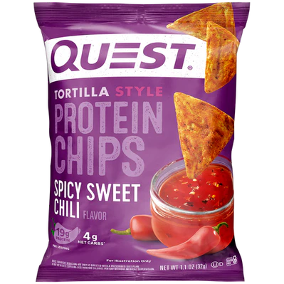 Quest Tortilla Style Protein Chips - Spicy Sweet Chili - 1 Bag Hot on Sale