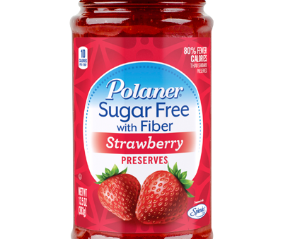 Polaner - Sugar Free Jam with Fiber - Strawberry - 13.5 oz Fashion