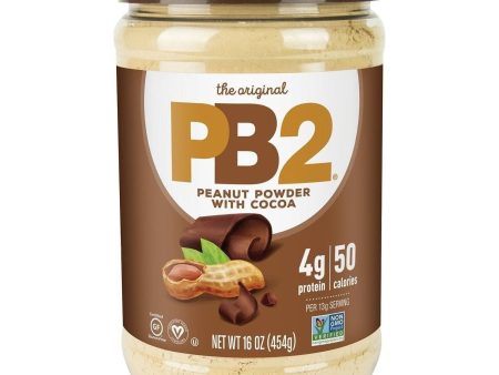 PB2 - Powdered Peanut Butter - With Cocoa - 16 oz Hot on Sale