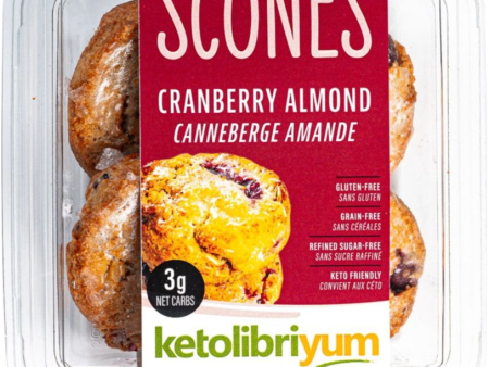 Ketolibriyum - Scone - Cranberry Almond 4 Pack Cheap