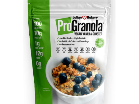 Julian Bakery - Pro Granola - Vegan Vanilla Cluster - 507g on Sale