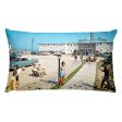 Beach Waves Motel 1960 s, Wildwood NJ - Rectangular Pillow Supply