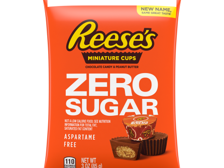 Hershey s - Zero Sugar Candy - Reese s Peanut Butter Cups - 3 oz Bag Online Sale