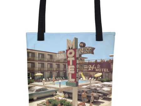 24th Street Motel 1960 s North Wildwood, NJ -  Tote Bag Discount