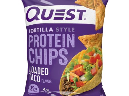 Quest Tortilla Style Protein Chips - Loaded Taco - 1 Bag Discount