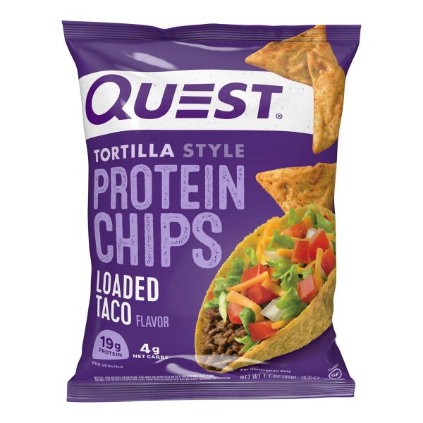 Quest Tortilla Style Protein Chips - Loaded Taco - 1 Bag Discount