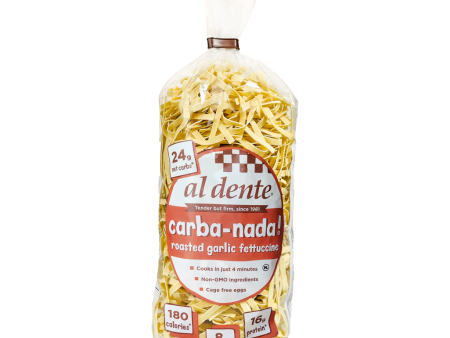 Al Dente - Carba-Nada - Roasted Garlic Fettuccine - 10 oz Hot on Sale