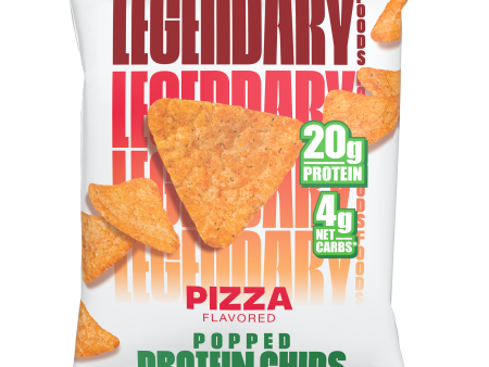 Legendary Foods - Popped Protein Chips - Pizza - 34g Supply