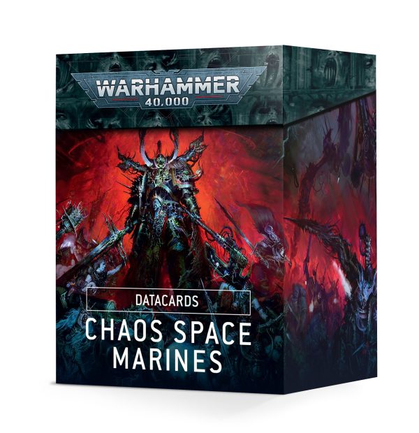 Chaos Space Marine Datacards For Sale