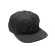 Cotton Twill Snapback Hat | Raven by Allan Weir Cheap