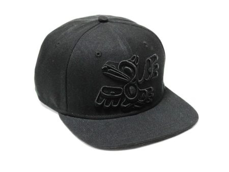 Cotton Twill Snapback Hat | Raven by Allan Weir Cheap