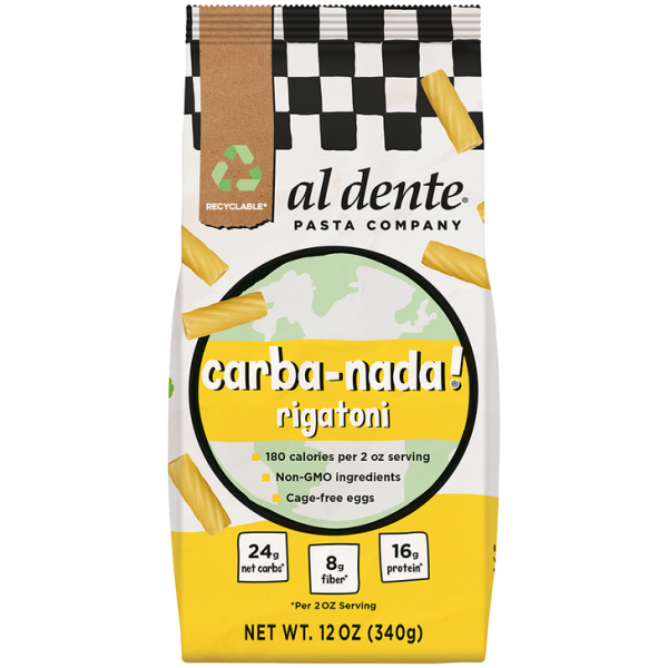 Al Dente - Carba-Nada - Rigatoni - 12 oz Fashion