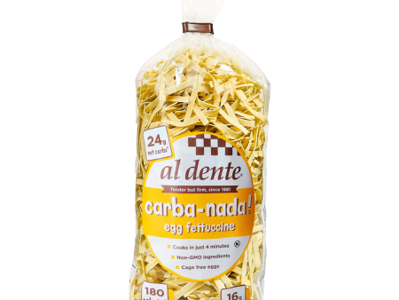 Al Dente - Carba-Nada - Egg Fettuccine - 10 oz Online now