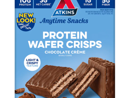 Atkins - Protein Wafer Crisp - Chocolate Creme - 5 Bars For Discount