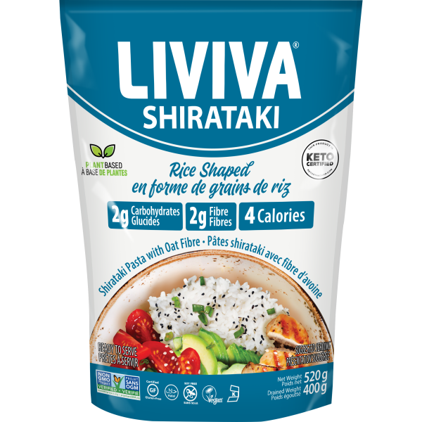 Liviva - Organic Rice Shaped Shirataki - 520g Discount