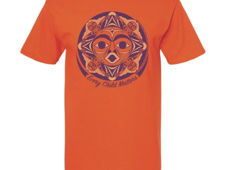 Every Child Matters (Protected by our Ancestors) Orange T-shirt by Simone Diamond Online Sale