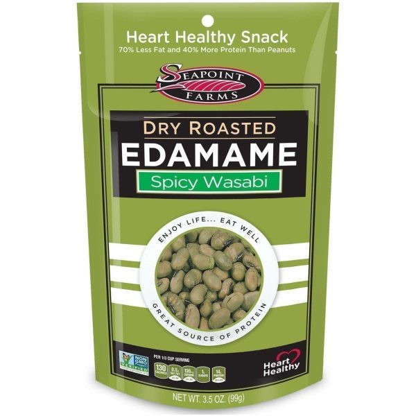 Seapoint Farms - Dry Roasted Edamame - Wasabi - 3.5 oz For Cheap