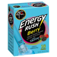 4C Energy Rush Drink Mix - Berry - 18 Packets Supply