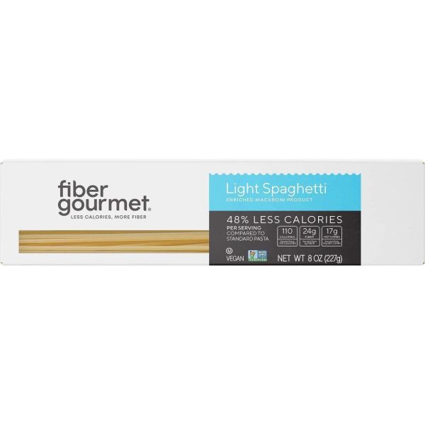 Fiber Gourmet - High Fiber Light Pasta - Spaghetti - 8 oz box For Discount