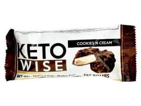 Keto Wise - Keto Fat Bombs - Cookies N Cream - 1 Bar on Sale