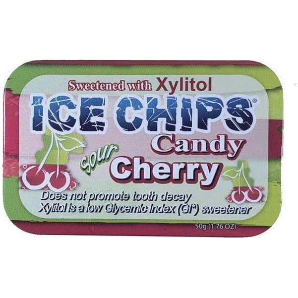 Ice Chips - Xylitol Sugar Free Candy - Sour Cherry - 1.76 oz For Cheap