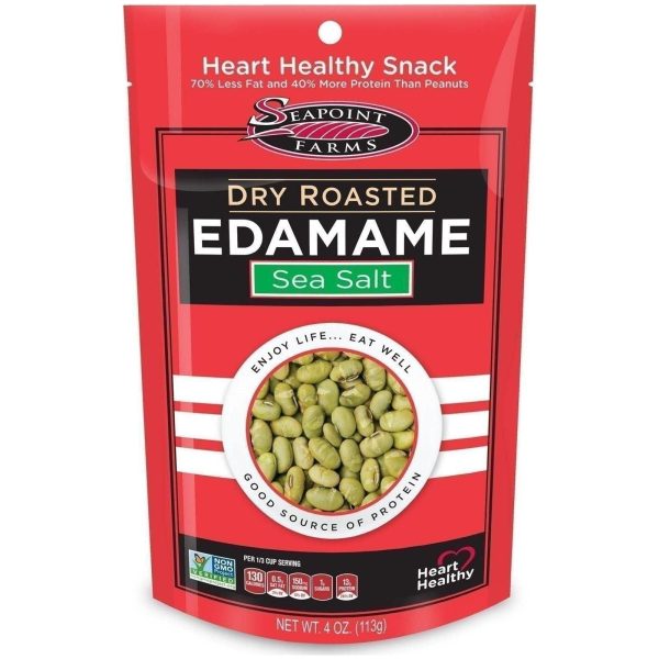 Seapoint Farms - Dry Roasted Edamame - Sea Salt - 4 oz Hot on Sale