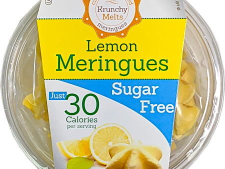 Krunchy Melts - Sugar Free Meringue - Lemon - 2 oz Online Sale