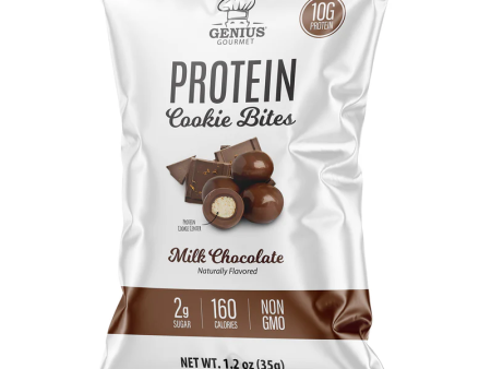 Genius Gourmet - Protein Cookie Bites - Milk Chocolate - 35g Online