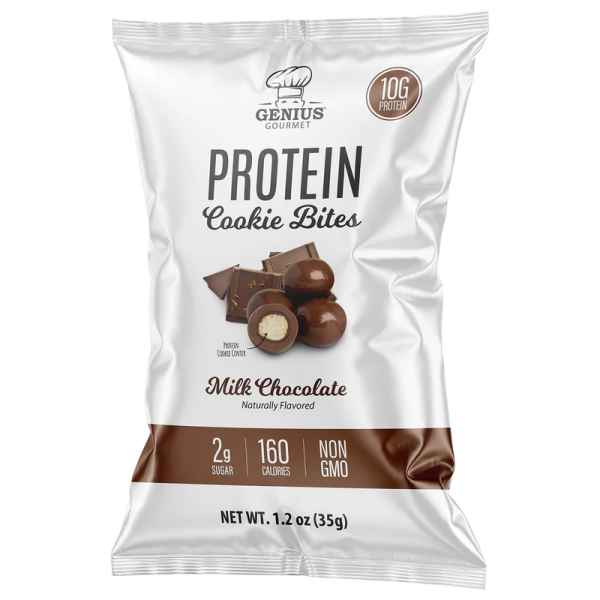 Genius Gourmet - Protein Cookie Bites - Milk Chocolate - 35g Online