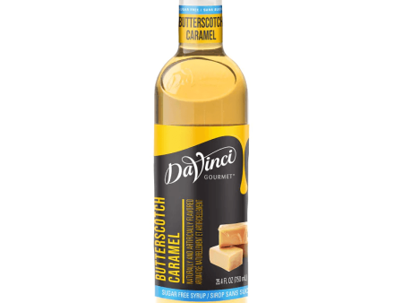 DaVinci - Sugar Free Syrup - Butterscotch Caramel - 750ml Bottle For Sale