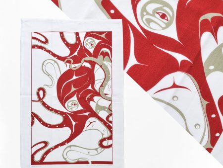 Cotton Tea Towel | Octopus by Andrew Williams For Discount