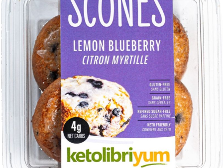 Ketolibriyum - Scone - Lemon Blueberry 4 Pack Online Hot Sale