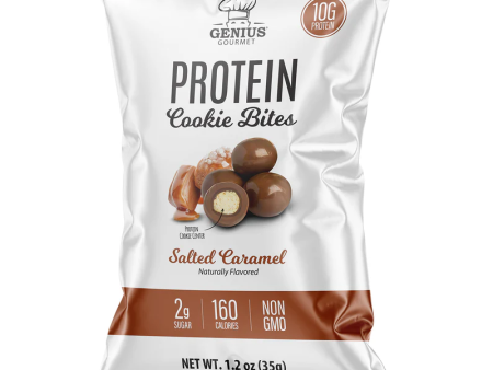 Genius Gourmet - Protein Cookie Bites - Salted Caramel - 35g For Cheap