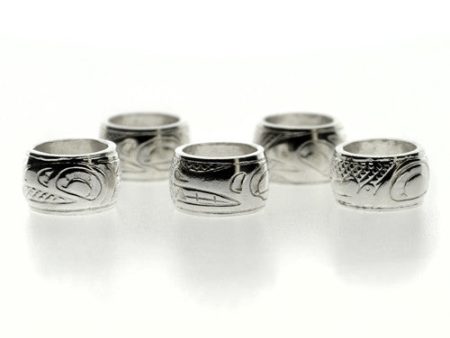 10 Sterling Silver Totem Beads | Various Designs by Justin Rivard Hot on Sale