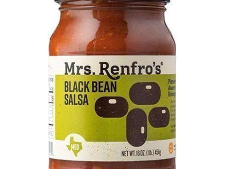 Mrs. Renfros - Salsa - Black Bean - Medium - 473 ml Online Sale