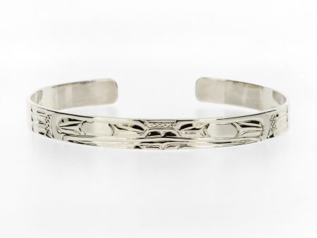 1 4  Sterling Silver Bracelet | Frog by Carrie Matilpi For Sale