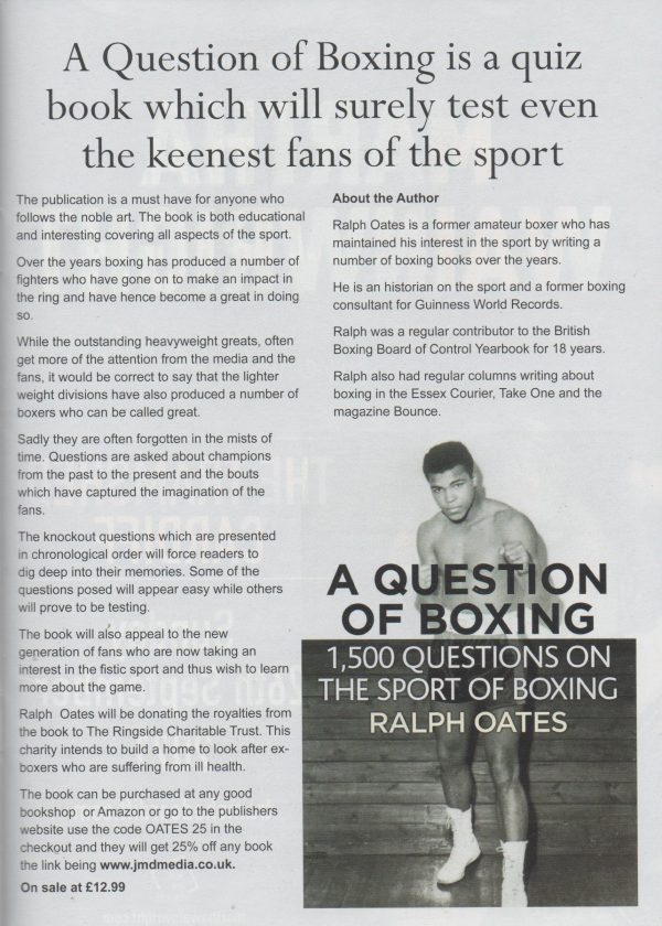 A Question of Boxing - 1500 questions on the sport of Boxing Discount